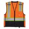 Ergodyne Two-Tone/Black Bottom Safety Vest L, XL Class 2 U Back, , Zipper 2 Mic Tab, ID Window 8251HDZBK - alternate 1